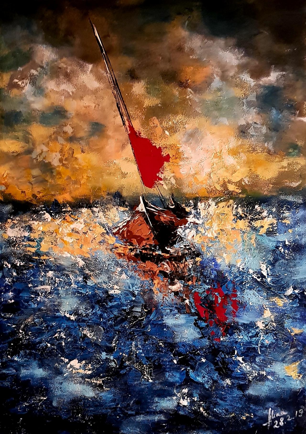 ArteDiAlina.com painting: blurred lines